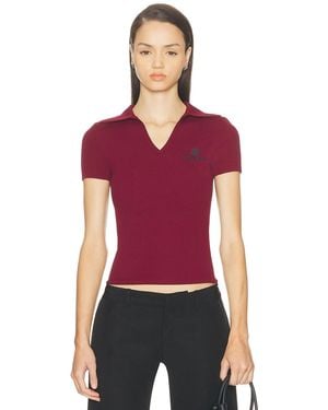 Balenciaga Polo Top - Red