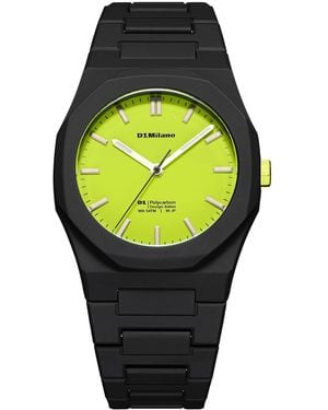 D1 Milano Polycarbon 40.5Mm Watch - Black