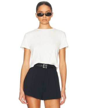 Helsa The Rib Baby Tee - White