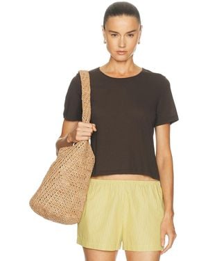 Leset Milo Crop Tee - Black