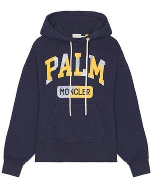 Moncler Genius X Palm Angels Palm Hoodie - Blue
