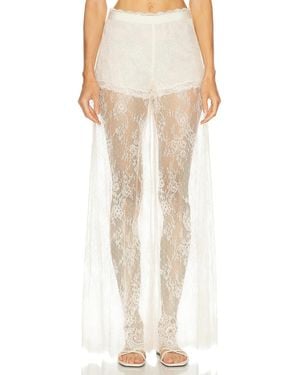 LoveShackFancy Sigrid Pant - Natural