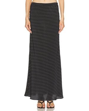 SPRWMN Bias Silk Maxi Skirt - Black