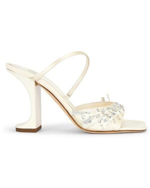 IZIE Arno Embellished Sandal - White