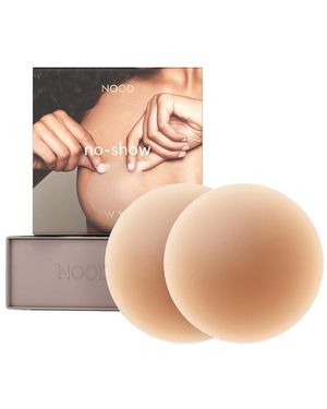 NOOD No-Show Reusable Round Nipple Covers 3 Inch - Pink