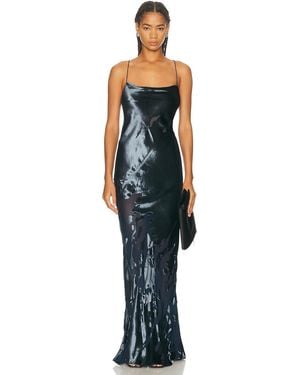 The Sei Cowl Bias Gown - Blue