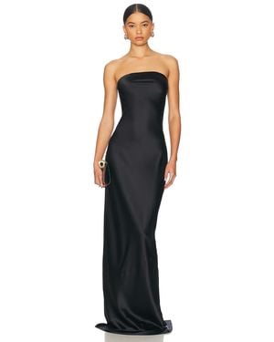 ÉTERNE Amina Silk Dress - Blue