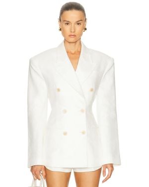Ronny Kobo Cosette Blazer - White