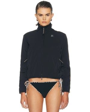 Burberry Angela Reversible Jacket - Blue