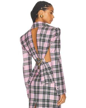 Area Cutout Blazer - Multicolor