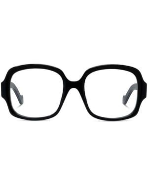 Loewe Anagram Square Eyeglasses - Black