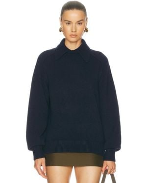 KHAITE Jackson Cashmere Sweater - Blue
