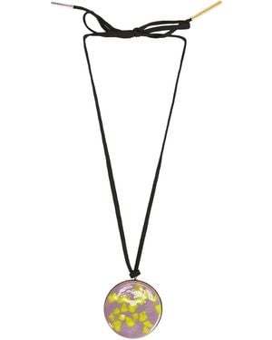 Dries Van Noten Handmade Pendant Necklace - Metallic