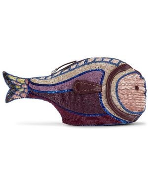STAUD Pesce Clutch - Purple