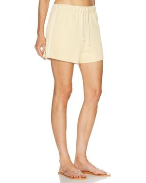 DONNI. The Eco Terry Stripe Short - Natural