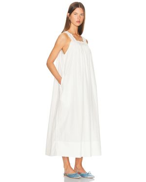 midi cream sweater dress Ribbed Midi Sweater Dress: Sand Medium