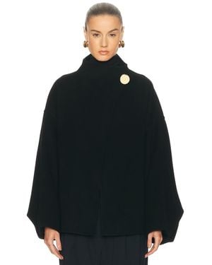 DARKPARK North Midi Oversize Cashmere Wool Jacket - Black