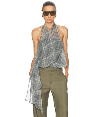 Coperni Draped Sarouel Top - Green