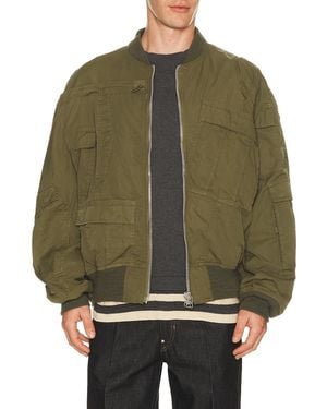 Junya Watanabe X Needles Oxford Bomber Jacket - Green