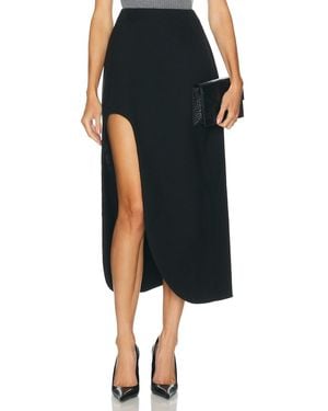 Jil Sander Sculptural Midi Skirt - Black