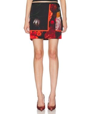 Dries Van Noten Gabrinas Skirt - Red
