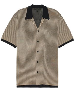 Rag & Bone Felix Button Down Shirt - Black