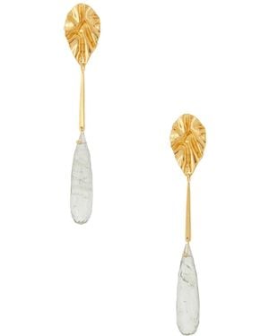 Chan Luu Drop Earrings - White