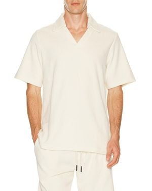 Oas Serif Polo - White