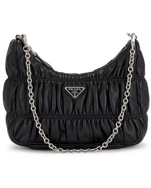 Prada Nappa Gaufre Re-Edition 2005 Shoulder Bag - Black