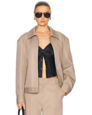 Alexander Wang Boxy Workwear Jacket - Natural