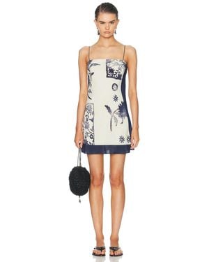 SIR. Phillipa Slip Mini Dress - White