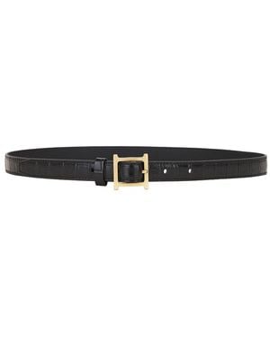 Helsa Logo Mini Waist Belt - Black