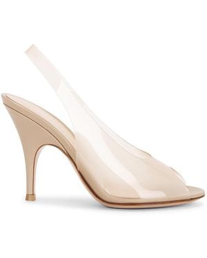 Gianvito Rossi Amelie Slingback Sandal - Natural