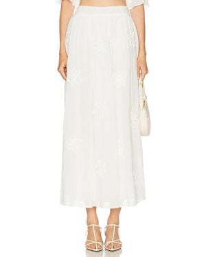 All That Remains Fleur Skirt - White
