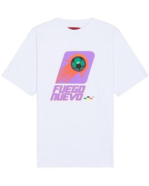 Liberal Youth Ministry Fuego Nuevo T-Shirt Knit - White