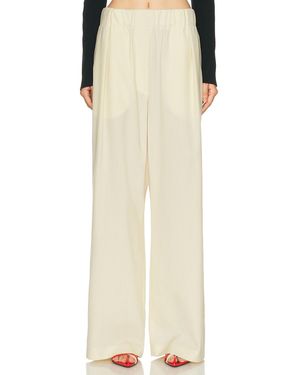 Jil Sander Wide Leg Trouser - Natural