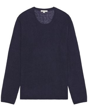 Onia Kevin Crewneck Linen Sweater - Blue