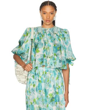 Chloé Puffed Blouse - Green