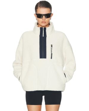 Splits59 Reese Half Zip Pullover - White