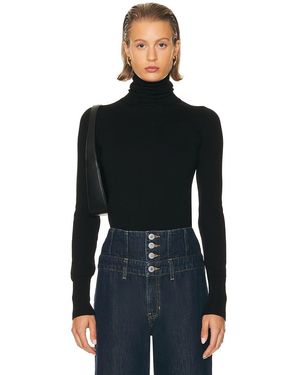 GRLFRND Merino Wool Turtleneck Sweater - Black