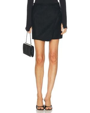 Helmut Lang Saddle Mini Skirt - Black