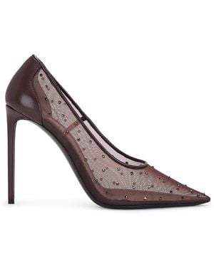 Saint Laurent Anja Pump - Brown