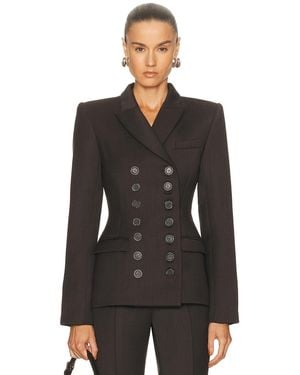 Alex Perry Double Breasted Blazer - Black