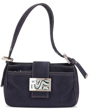 Fendi Mama Baguette Shoulder Bag - Blue