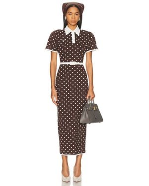 ROWEN ROSE Polo Midi Dress - Multicolor