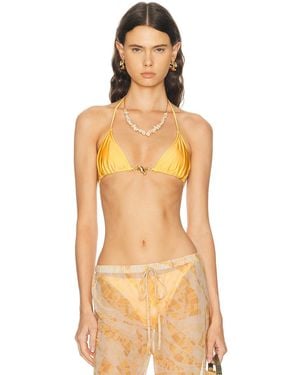 Shani Shemer Wren Bikini Top - Orange