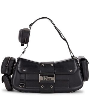 Dior Street Chic Columbus Ave Shoulder Bag - Black