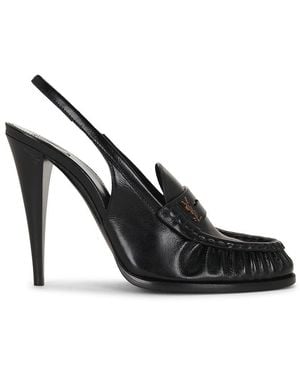 Saint Laurent Magnum Wisty Pump Slingback - Black