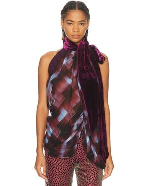 Dries Van Noten Cevira Top - Red