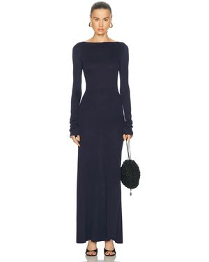 AMIYA Sobilia Long Sleeve Dress - Blue
